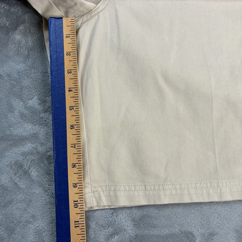 Columbia Mens Size 42 Light Beige Omni-Shade Casual Outdoor Cargo Shorts Zip Fly